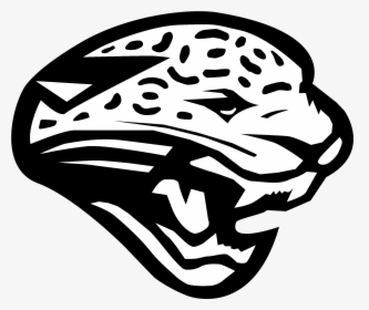 Jacksonville Jaguars 1 Logo Black And Ahite - Jacksonville Jaguars Logo Evolution, HD Png Download, Transparent PNG