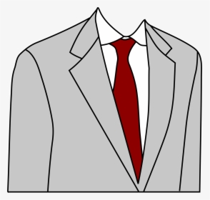 Light Grey Suit Clip Arts - Suit Clipart, HD Png Download, Transparent PNG