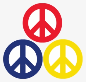 Solid Peace Sign 4 Inch Magnet - Peace Written In Calligraphy, HD Png Download, Transparent PNG