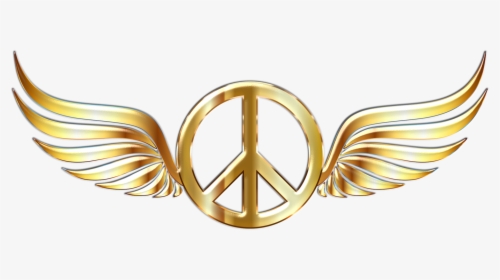 Peace Symbols With Wings, HD Png Download, Transparent PNG