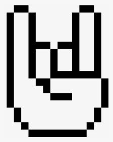 Minecraft Hand Pixel Art, HD Png Download, Transparent PNG