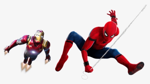 Marvel And All Related Character Names - Spiderman Homecoming Spiderman Transparent, HD Png Download, Transparent PNG