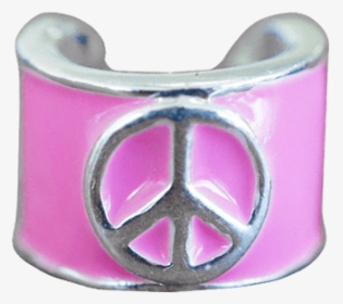 Pink Peace Sign Stethoscope Charm   Class - Peace Symbols, HD Png Download, Transparent PNG