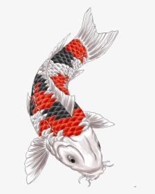 Butterfly Koi Artist Sleeve Tattoo Free Hd Image Clipart - Koi Carp Tattoo Design, HD Png Download, Transparent PNG