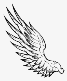 Sleeve Tattoo Vector Graphics Clip Art Angel - Une Aile D Ange, HD Png Download, Transparent PNG