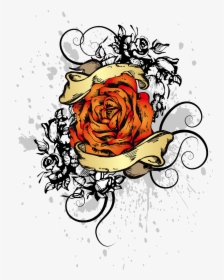 Heart Rose Flash Art, HD Png Download, Transparent PNG