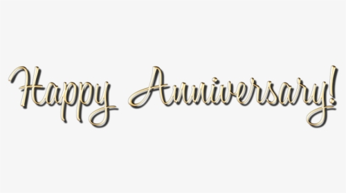 Happy Anniversary Png Transparent Picture - Calligraphy, Png Download, Transparent PNG