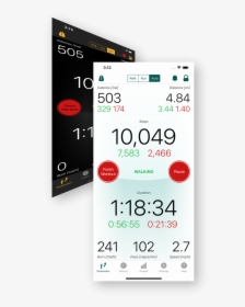 Iphone Pedometer - Calorimeter - Mobile Phone, HD Png Download, Transparent PNG