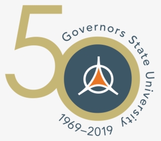 Governors State University 50th Anniversary Logo, HD Png Download, Transparent PNG