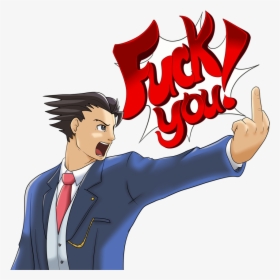 Ace Attorney Clipart Objection - Phoenix Wright Objection Transparent, HD Png Download, Transparent PNG