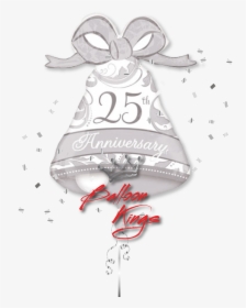 25th Anniversary Bell - Wedding 25th Anniversary Logo, HD Png Download, Transparent PNG