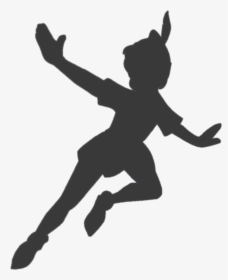 Peter Pan Tinker Bell Silhouette Shadow Clip Art, HD Png Download, Transparent PNG