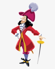 Disney Captain Hook Png - Captain Hook Disney Villains Clipart, Transparent Png, Transparent PNG