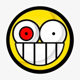 Omg Face Png Download - Crazy Smiley, Transparent Png, Transparent PNG