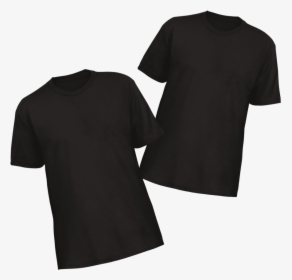 Transparent Blank Black T Shirt Png - Black T Shirt Png Front And Back, Png Download, Transparent PNG