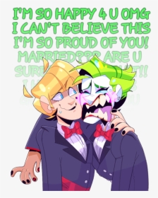 Omg Joker Did You Cry During The Wedding - Cartoon, HD Png Download, Transparent PNG