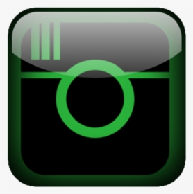 Instagram Button Green Popular Shine Gloss Gleam Media - Circle, HD Png Download, Transparent PNG