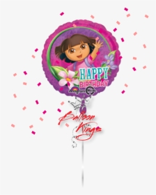 Dora The Explorer Round - 5th Happy Birthday Cartoon Dora, HD Png Download, Transparent PNG