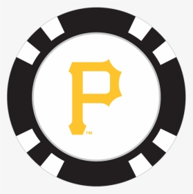 Pittsburgh Pirates Poker Chip Ball Marker - Boston Bruins Poker Chip, HD Png Download, Transparent PNG