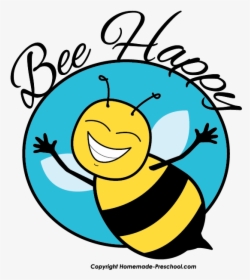 Free Bee Clipart - Black And White Bee Clipart, HD Png Download, Transparent PNG