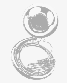 Transparent Sousaphone Png - Imagen De Tuba Png, Png Download, Transparent PNG