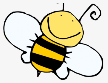 Honey Bee Clipart - Cartoon Transparent Background Bee, HD Png Download, Transparent PNG
