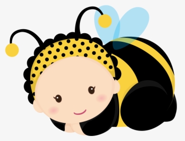 Bee Clipart Baby Boy - Clip Art Bee Baby, HD Png Download, Transparent PNG