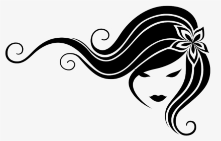 Clip Art Hair Silhouette Openclipart Illustration - Hair Silhouette Clip Art, HD Png Download, Transparent PNG