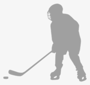Kids Hockey Silhouette, HD Png Download, Transparent PNG