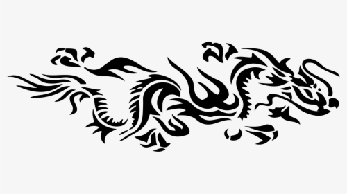 Visual Arts,art,monochrome Photography - Japanese Dragon Tattoo Transparent, HD Png Download, Transparent PNG