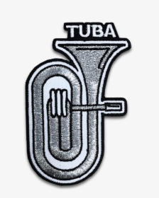 Tuba Concert Instrument Patch - Tuba Patch, HD Png Download, Transparent PNG