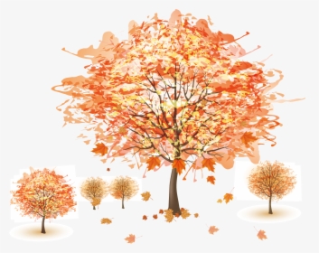 Autumn Tree Royalty-free - Autumn Tree Background Ppt, HD Png Download, Transparent PNG