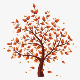 Autumn Png Photo Background - Drawing Of A Green Tree, Transparent Png, Transparent PNG