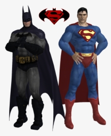 Batman Superman Png - Superman And Batman Png, Transparent Png, Transparent PNG