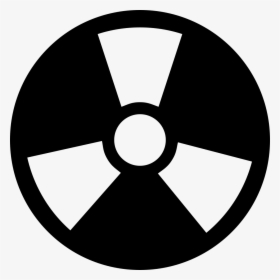Radiation Circular Symbol With Three Rays - Radiation Icon, HD Png Download, Transparent PNG