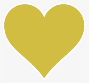 Gold Heart Yellow Svg Clip Arts - Gold Heart Clip Art, HD Png Download, Transparent PNG