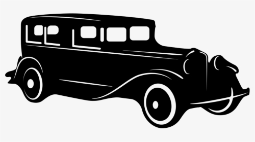 Vintage Rolls Royce - Silhouette Voiture Ancienne, HD Png Download, Transparent PNG