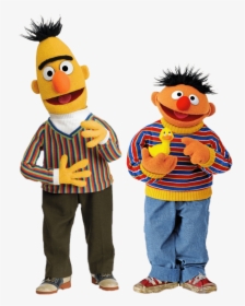 Sesame Street Bert And Ernie With Duck - Bert Ernie, HD Png Download, Transparent PNG