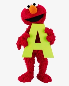 Elmo Sesame Street Clip Art Friends Tales Of Adventure - Elmo Holding The Letter, HD Png Download, Transparent PNG