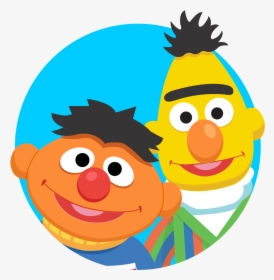 Transparent Sesame Street Png - Bert Cartoon Sesame Street, Png Download, Transparent PNG