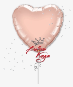 Rose Gold Heart Png Clip - Rose Gold Heart Balloon Png, Transparent Png, Transparent PNG