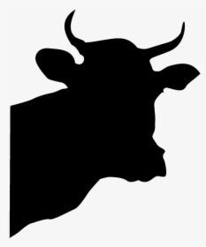 Cattle The Laughing Cow Logo Kiri - Cow Head Silhouette Png, Transparent Png, Transparent PNG