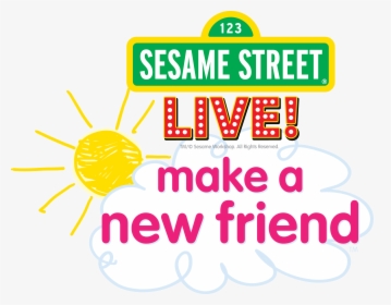 Sesame Street Live Make A New Friend, HD Png Download, Transparent PNG