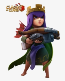 Clash Of Clan All Character - Archer Queen Clash Royale, HD Png Download, Transparent PNG