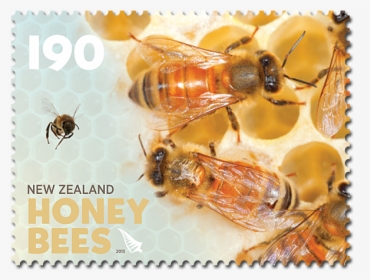 1 - 90-stamp - Bee Stamps New Zealand, HD Png Download, Transparent PNG