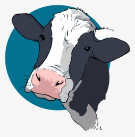Dairy Cow Face Clip Art, HD Png Download, Transparent PNG
