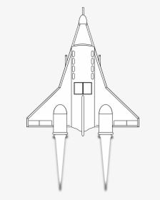 Spaceship Clipart Black Background - Aerospace Engineering, HD Png Download, Transparent PNG