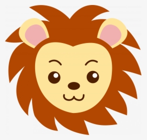 Large Size Of How To Draw A Cartoon Lion Step By Easy - Cartoon Lion Face Drawing, HD Png Download, Transparent PNG