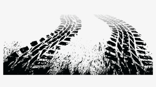 Mud Tire Tracks Clipart , Png Download - Transparent Background Tire Tracks Png, Png Download, Transparent PNG