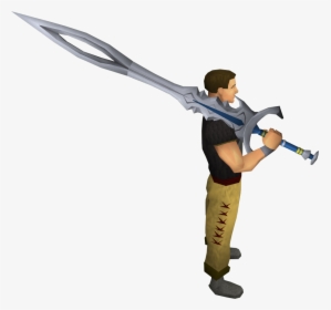 White 2h Sword Runescape, HD Png Download, Transparent PNG